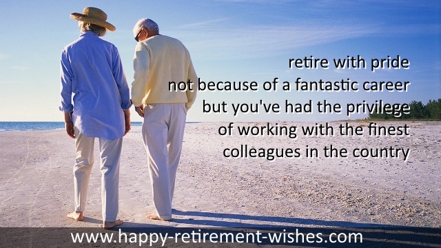 retirement sayings colleagues